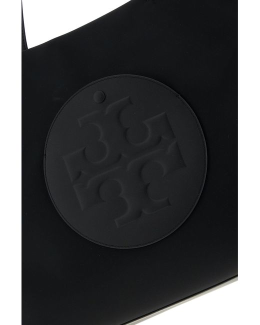 Borsa shopping Ella in nylon nero di Tory Burch in Black