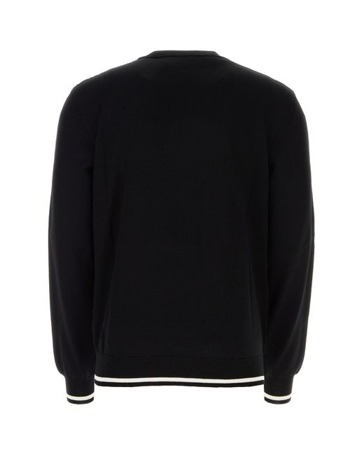 Balmain Black Mini Monogram Sweater for men