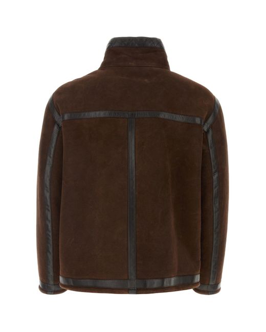 Fendi Brown Shearling Jacket for men