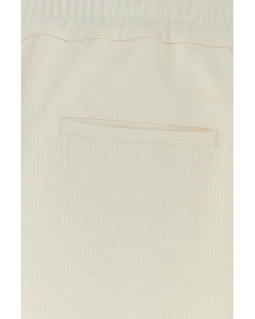 Jil Sander White Stretch Jersey Pant for men
