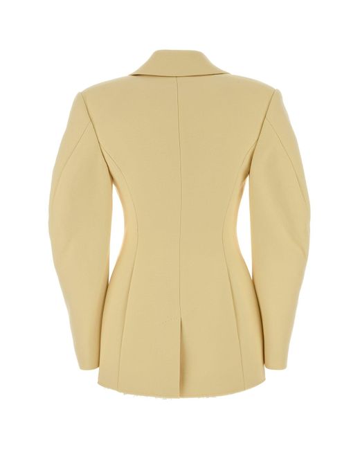 Givenchy Yellow Pastel Crepe Blazer