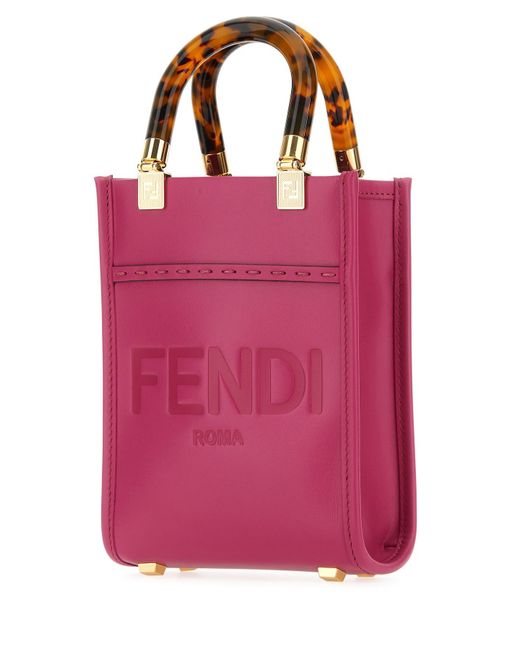 Mini borsa Sunshine di Fendi in Pink