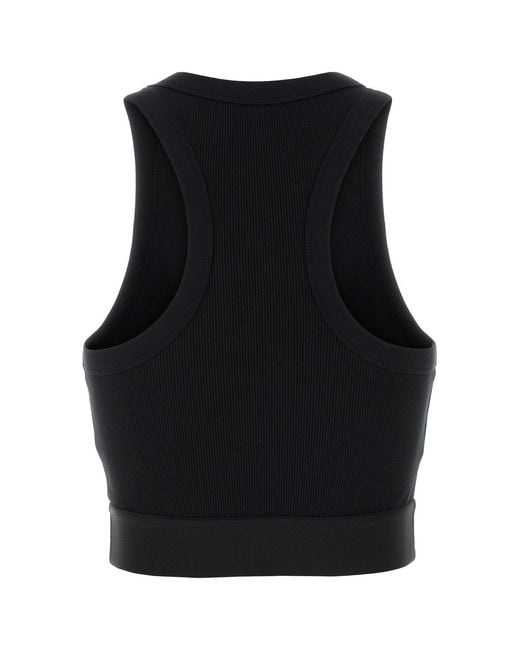 Givenchy Black Cropped Tank Top