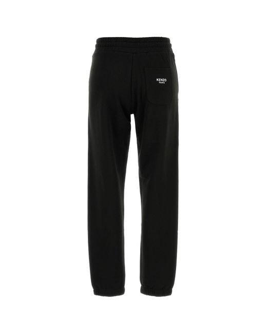 KENZO Black Cotton Joggers