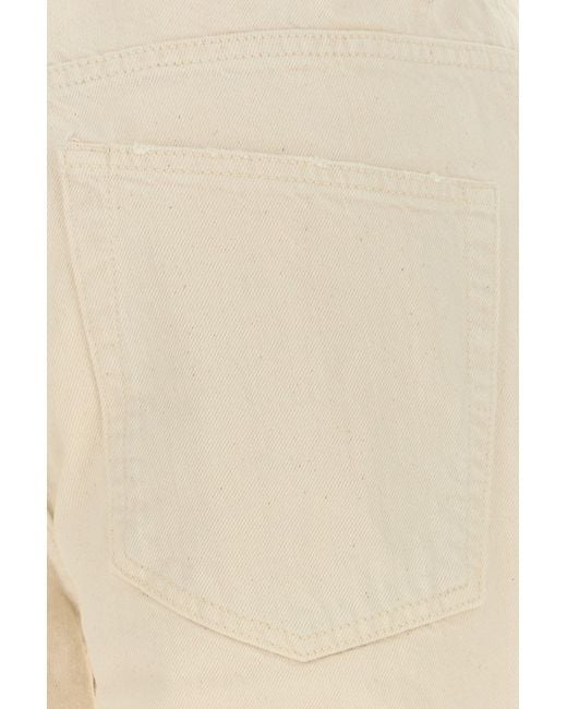 The Row White Sand Denim Fargo Jeans