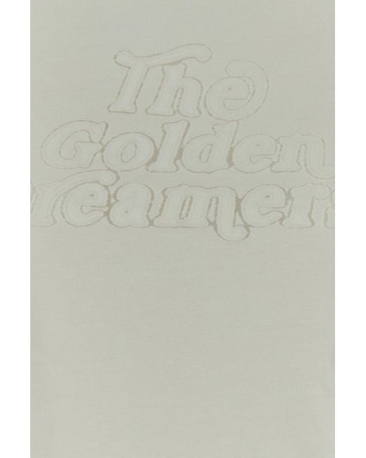 Golden Goose Deluxe Brand White Deluxe Brand Viscose Blent T-Shirt