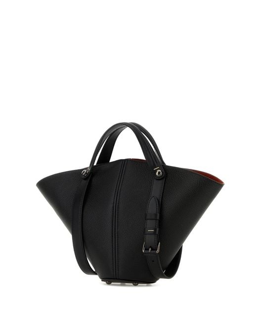 Maison Margiela Black Leather Bucket Bag