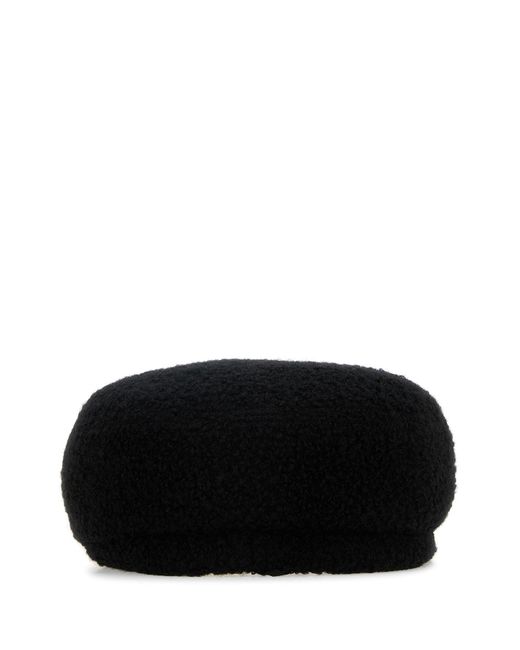 Cappello Hailie in teddy nero di Helen Kaminski in Black