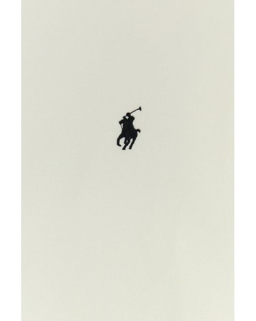 Polo Ralph Lauren White Logo Hoodie for men