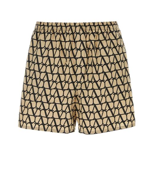 Valentino Garavani Shorts in Black for Men Lyst