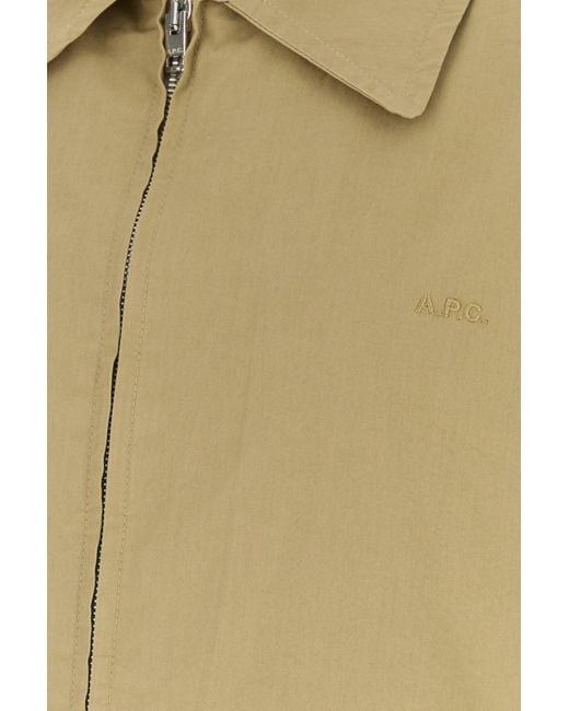 A.P.C. Natural Cotton William Jacket for men