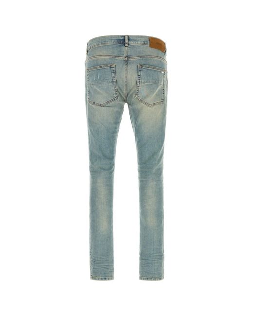 Amiri Blue Stretch Denim Jeans for men