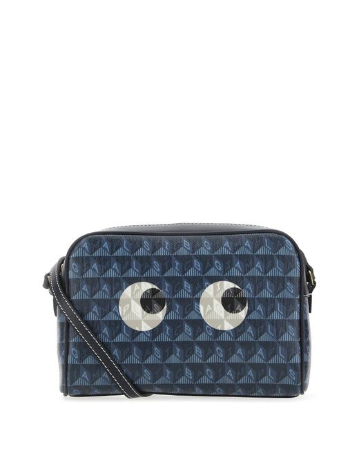 Anya Hindmarch Canvas I Am A Plastic Bag Crossbody Bag Anya Hi in Blue Lyst