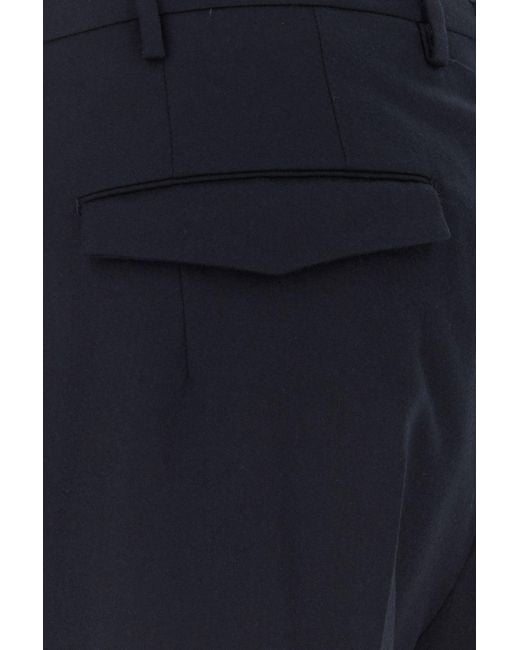 PT Torino Midnight Blue Stretch Wool Pant for men