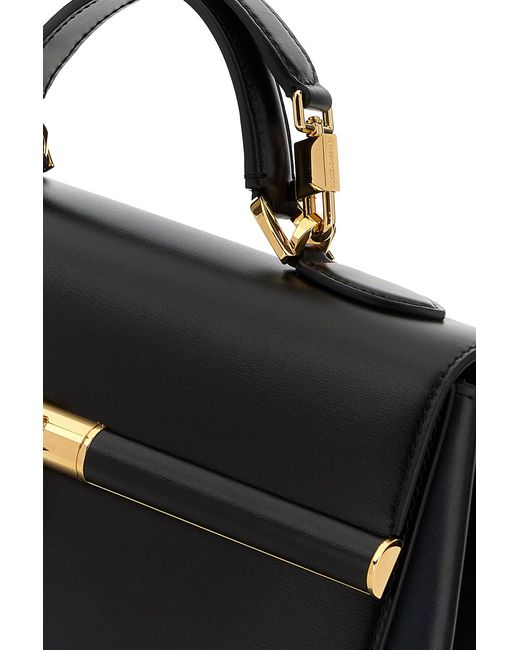 Dolce & Gabbana Black Leather Marlene Handbag