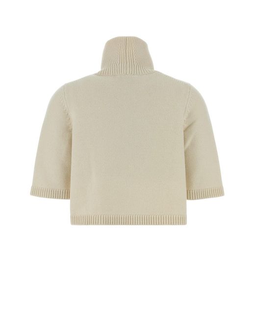 Alaïa Black Cashmere Blend Sweater