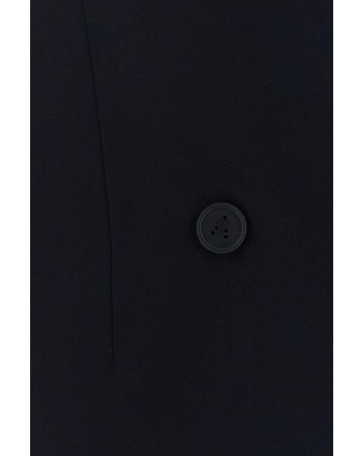 GIORGIO ARMANI X ALANUI Black Midnight Blue Wool Vest