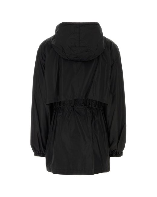 Burberry Black Nylon Windbreaker