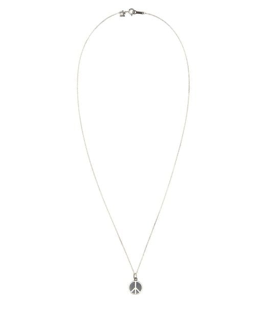 Needles White 925 Silver Necklace for men