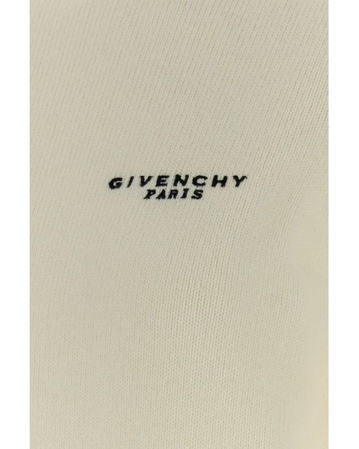 Givenchy Natural Ivory Wool Blend Sweater