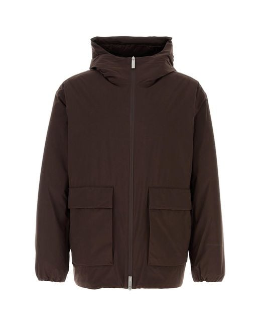 Herno Brown Felpa for men