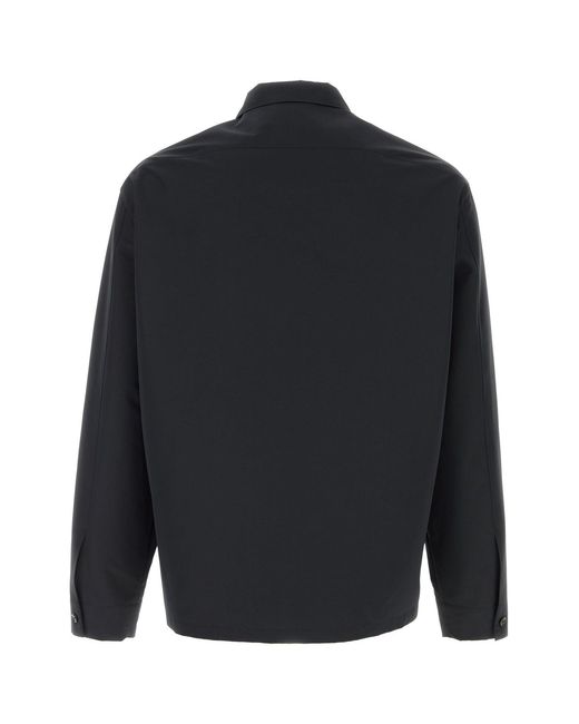 Jil Sander Blue Regular Solid Shirt for men