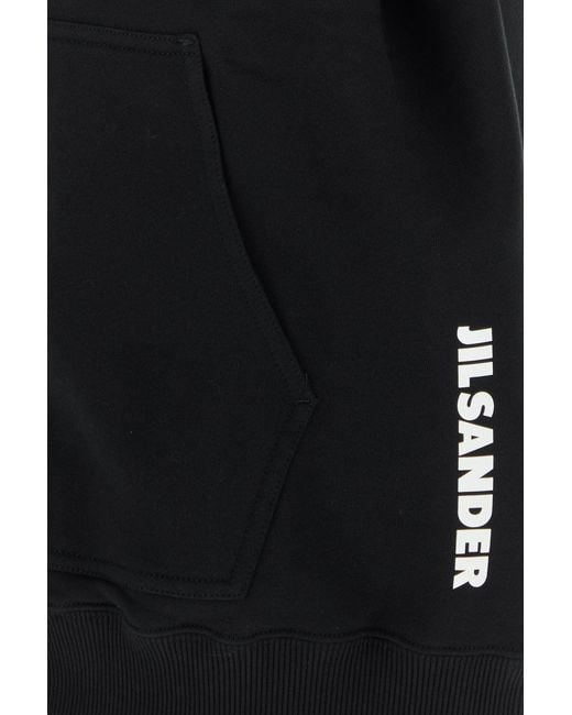 Jil Sander Black Cotton Sweatshirt for men