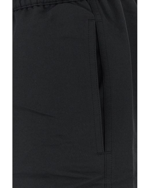 Frescobol Carioca Black Polyester Sport Swimming Shorts for men