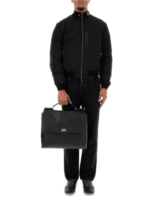 Dolce & Gabbana Black Dolce & Gabbana Coats for men