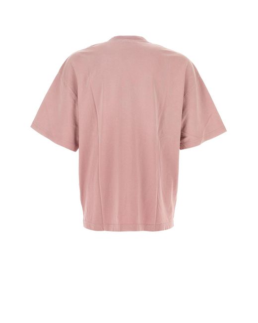 Carhartt Antiqued Pink Cotton S/s Hudson Pocket T-shirt for men
