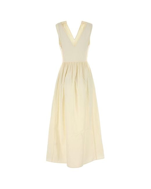 Amotea White Cream Cotton Antea Dress