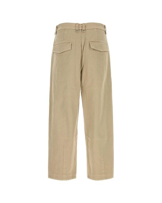 Entire studios Natural Beige Cotton Gully Pant for men