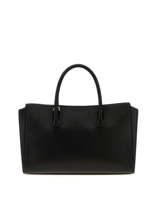Givenchy Black Leather Small Antigona Catchall Handbag
