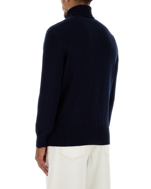 Givenchy Blue Cotton Sweater for men