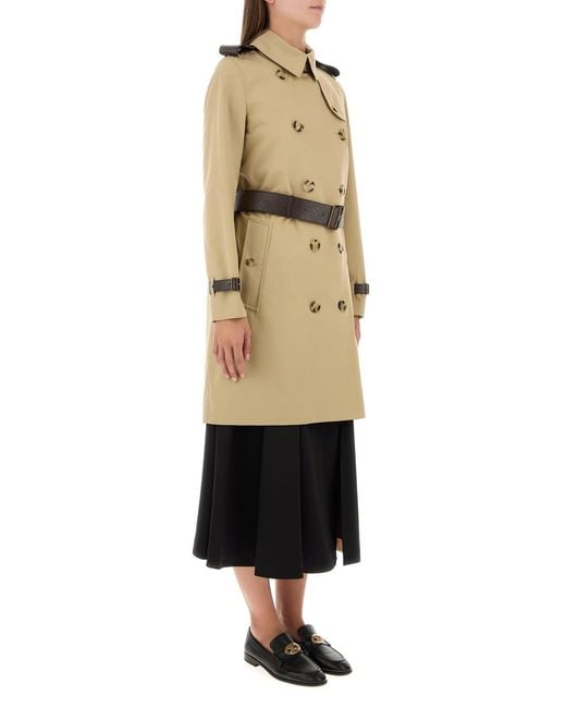 Burberry Natural Beige Twill Trench Coat