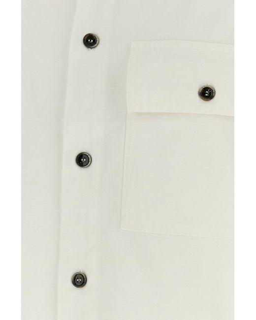 Nine:inthe:morning White Cotton Shirt for men
