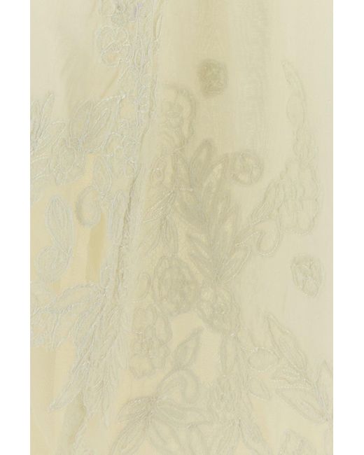 Cult Gaia White Ivory Cotton Blend Magda Dress