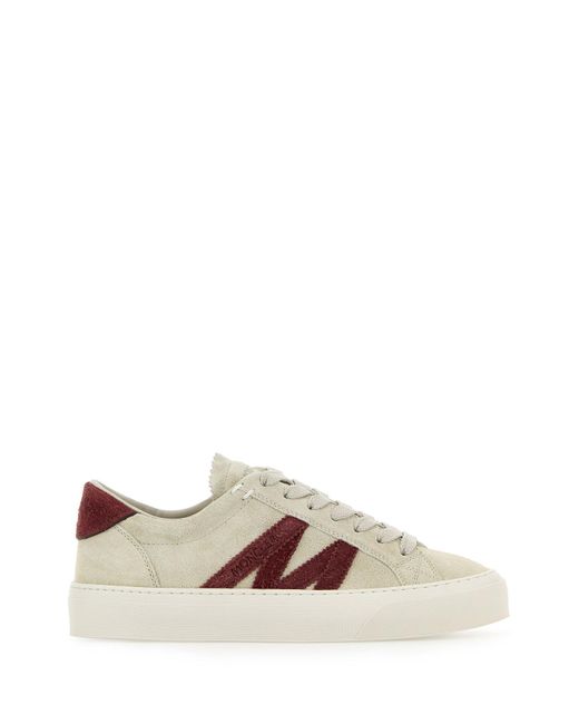 Moncler Multicolor Sand Suede Monaco2 Sneakers