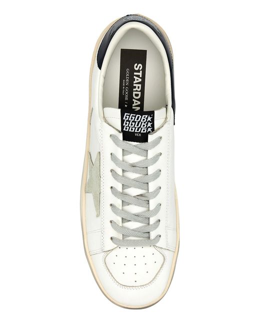 Golden Goose Deluxe Brand White Leather Stardan Sneakers for men