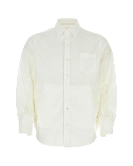Sacai White Camicia for men