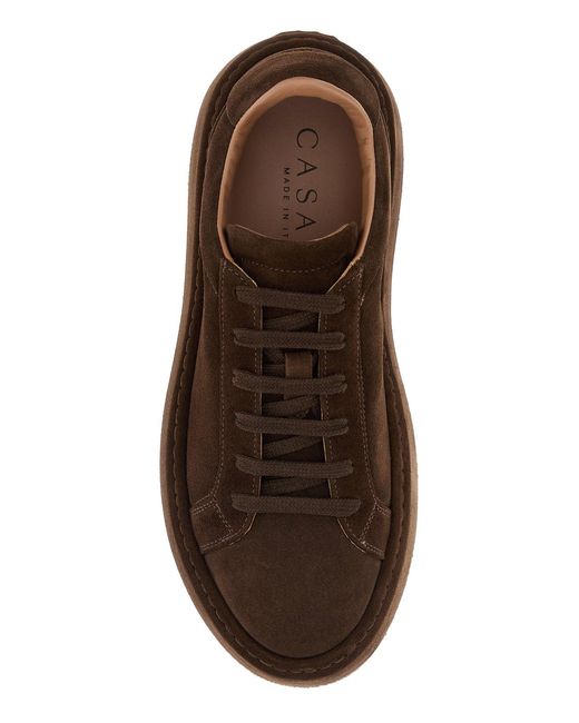 Casadei Brown Platform Sneakers