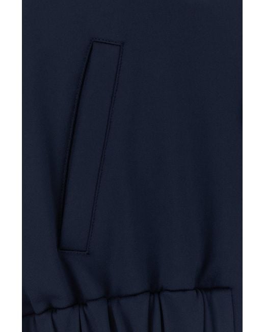 Moncler Blue Stretch Jersey Sweatshirt