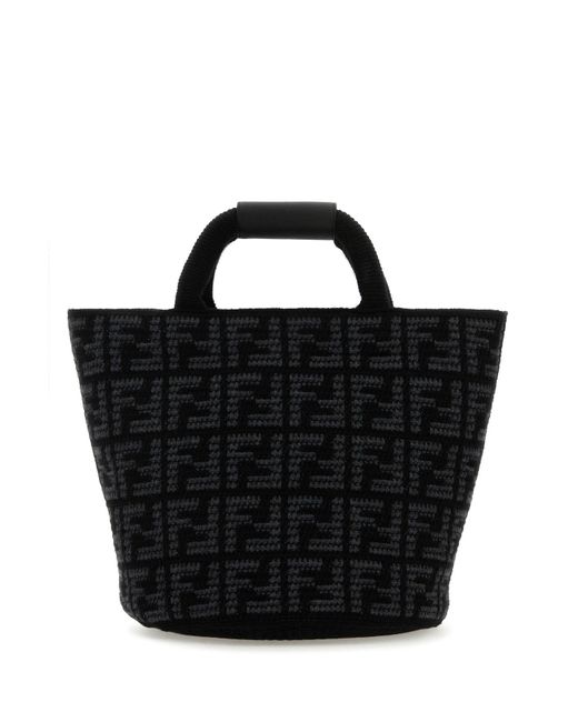 Fendi Black Bucket Bags for men