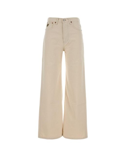 Lois Natural Sand Denim Lindsay Palazzo Jeans
