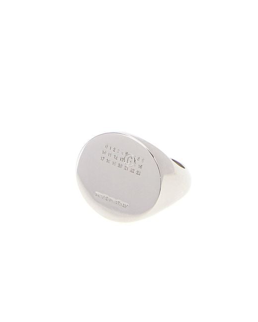 MM6 by Maison Margiela Multicolor Silver Metal Ring