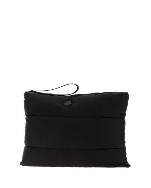 Moncler Black Nylon Caradoc Laptop Case for men