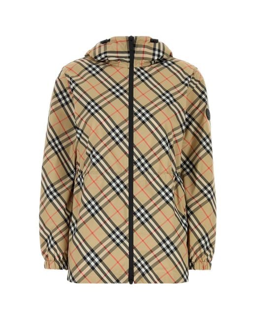 Burberry Multicolor Printed Polyester Jacket