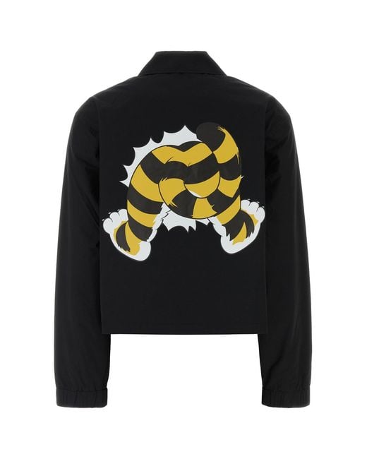 KENZO Black Cotton Blend Jacket