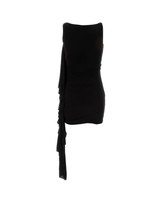 Alexander Wang Black Jersey Mini Dress