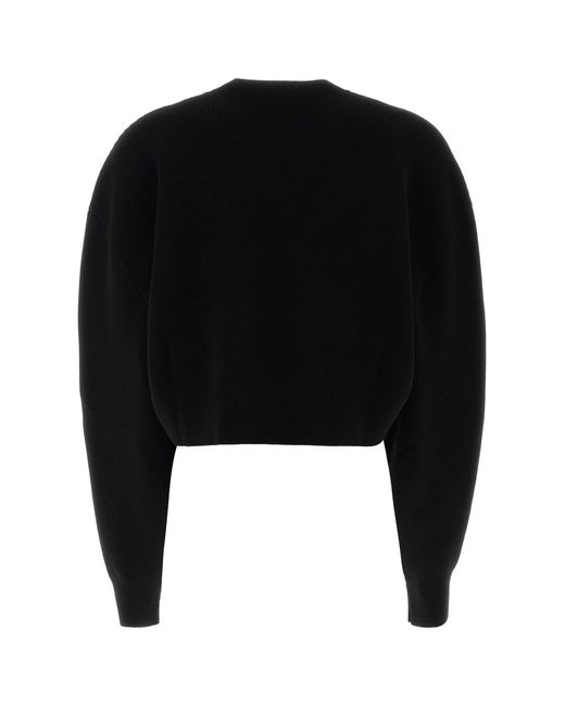 Tom Ford Black Wool Blend Oversize Sweater